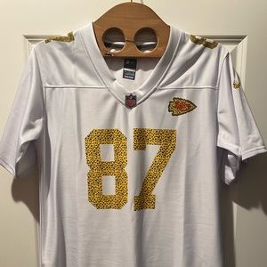 Women’s Nike Travis Kelce Kansas City Chiefs Leopard Print Football Jersey